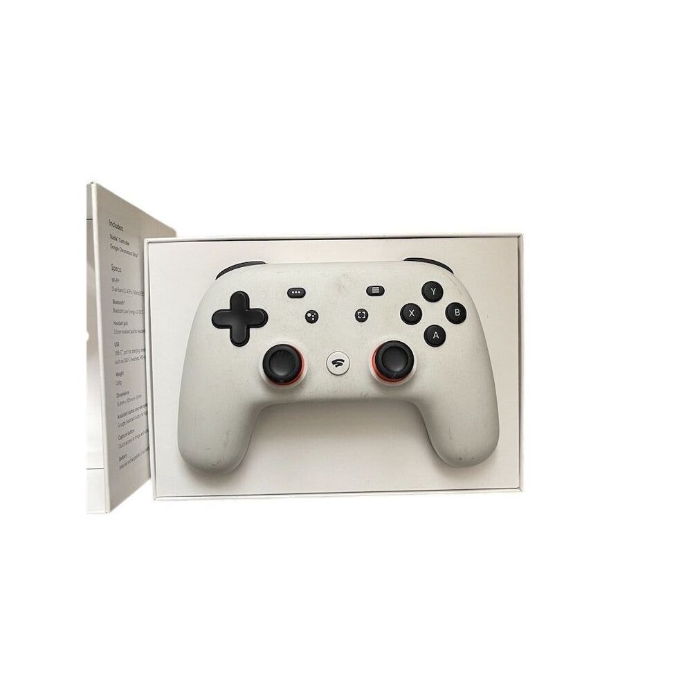 Google Stadia Premiere Edition Controller White Wi-Fi Bluetooth USB-C